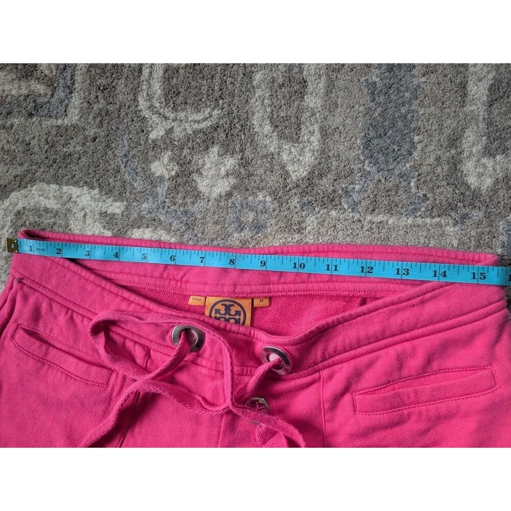 Tory Burch Terry Cloth Size M Shorts Beach Lounge Hot Pink Short Shorts